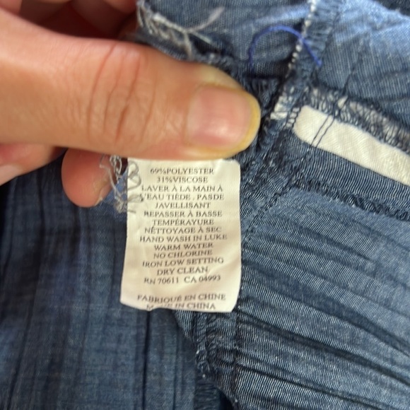 Vintage🧚‍♀️Vex Collection Blue Denim Like Pleated Blazer Size EU 46 - Picture 9 of 12